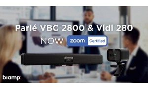 Biamp Parlé VBC 2800 и Biamp Vidi 280 теперь сертифицированы Zoom Rooms