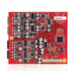 Biamp Tesira EIOC-4 - Карта аудиовходов/выходов: 2+2 канала mic/line для установки в EX-MOD и усилители Tesira